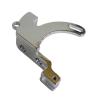 1PC Chrome Plated 1018 Low Carbon Steel Iron Shorty Tattoo Machine Frame with Brass Binding Post US 8-32 Thread Fit 25mm Coil FIEPS-01 view 3