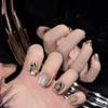 Cat's Eye Nail, Champagne Diamond Nail, Hand Wearable Nail, Detachable False Nail(M) view 4