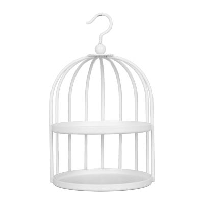 Culnflun Wax Seal Warmer Black Birdcage Style Hanging Hook Strong Metal Decorative Sealing Wax Furnace for DIY Crafts (White)