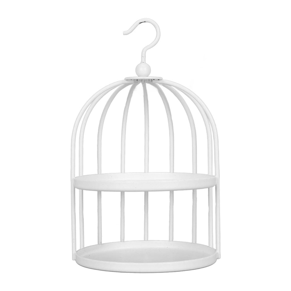 Culnflun Wax Seal Warmer Black Birdcage Style Hanging Hook Strong Metal Decorative Sealing Wax Furnace for DIY Crafts (White)