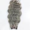 Generic Grey Human Hair Wavy Weave Bundles, 100 Grams, Pack of 1, Natural Grey Salt and Pepper Extensions, Indian Human Hair Wavy (Light Grey 30% Black 70% White, 12 Inches) view 2