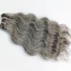 Generic Grey Human Hair Wavy Weave Bundles, 100 Grams, Pack of 1, Natural Grey Salt and Pepper Extensions, Indian Human Hair Wavy (Light Grey 30% Black 70% White, 12 Inches) view 3