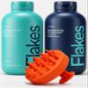 Flakes Anti Dandruff Shampoo and Conditioner Set for Men with Scalp Massager | Dry, Flaky, & Itchy Scalp Shampoo | Sulfate and Paraben Free | Hydrating Shampoo & Moisturizing Conditioner | 9 fl oz view 1