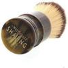 West Coast Shaving Tortoiseshell Collection Torch Shaving Brush, Synthetic, 26mm view 4