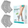 Moisturizing Heel Socks for Cracked Heel Treatment - Promifun 2 Pairs Moisturizer Socks - Heel Socks for Dry Cracked Feet - Cracked Heel Repair - Heel Socks for Women & Men (Gray) view 1