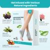Moisturizing Heel Socks for Cracked Heel Treatment - Promifun 2 Pairs Moisturizer Socks - Heel Socks for Dry Cracked Feet - Cracked Heel Repair - Heel Socks for Women & Men (Gray) view 3