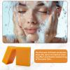 EUQEE Turmeric Kojic Acid Soap, 5 oz Soap Bars with Glycerin, Vitamin C, Collagen, Retinol, Coconut Oil & Tea Tree Oil for Skin Beauty Reduce Dark Spot Smooth Skin with a Foaming Net - 142g x 2 Bars view 4