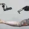 Polarized LED Tattoo Work Light Tattoo Light with Tattoo Vision Lenses and Extra Frame for Exceptional Clarity Eliminating Shadows to See Every Minute Detail with Utmost Precision not Included Stand view 2