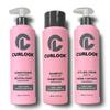 CURLOOK Curly Hair Bundle | Shampoo, Conditioner & Leave-In Styling Cream Set | Sulfate-Free, Silicone-Free | Pack of 3-400ml (13.5 oz) Each Bottle | Made in Canada view 1