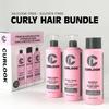 CURLOOK Curly Hair Bundle | Shampoo, Conditioner & Leave-In Styling Cream Set | Sulfate-Free, Silicone-Free | Pack of 3-400ml (13.5 oz) Each Bottle | Made in Canada view 3