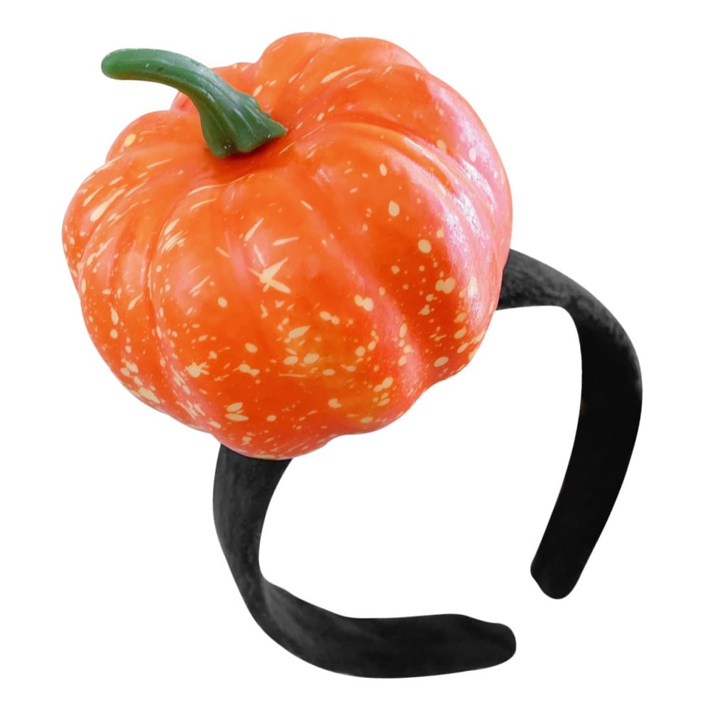Beavorty Pumpkin Headband Role-playing Headband Hair Accessory Halloween Headdress Halloween Hair Hoop Headbands Cosplay Costume Prop Hoops