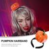Beavorty Pumpkin Headband Role-playing Headband Hair Accessory Halloween Headdress Halloween Hair Hoop Headbands Cosplay Costume Prop Hoops view 3