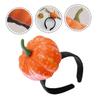 Beavorty Pumpkin Headband Role-playing Headband Hair Accessory Halloween Headdress Halloween Hair Hoop Headbands Cosplay Costume Prop Hoops view 4