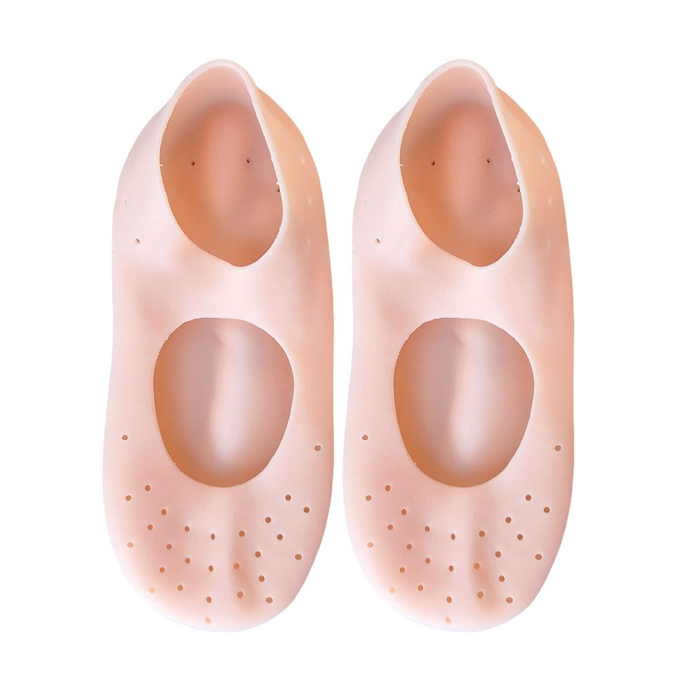 Moisturizing Gel Socks - Hydrating Spa Treatment for Soft, Smooth Feet, Ideal for Dry, Cracked Heels and Rough Skin (Small, 1 Pair)