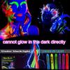 Glow In The Dark Body Paint, 6 PCS Glow In The Dark Under Uv Black Light Sticks Makeup Neon Face Painting Kits For Adult Halloween Festival Accessory Glow Party Supplies view 4