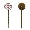 4 PCS Womens Hair Barrettes, Watercolor Fruits Pear Cherry White Background Long Bobby Hair Pins for Girls, Stainless Steel Hair Clips Headwear Styling Tools Hair Accessories view 2
