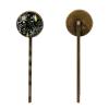 4 PCS Womens Hair Barrettes, Cute Herbs and Floral Meadow Collection Long Bobby Hair Pins for Girls, Stainless Steel Hair Clips Headwear Styling Tools Hair Accessories view 2