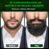 Beard Balm-2X Concentration Biotin -Styles, Growth, Strengthens & Softens Beards and Mustaches - Natural Beard Conditioner Wax with Organic Shea Butter, Argan & Jojoba Oils view 2