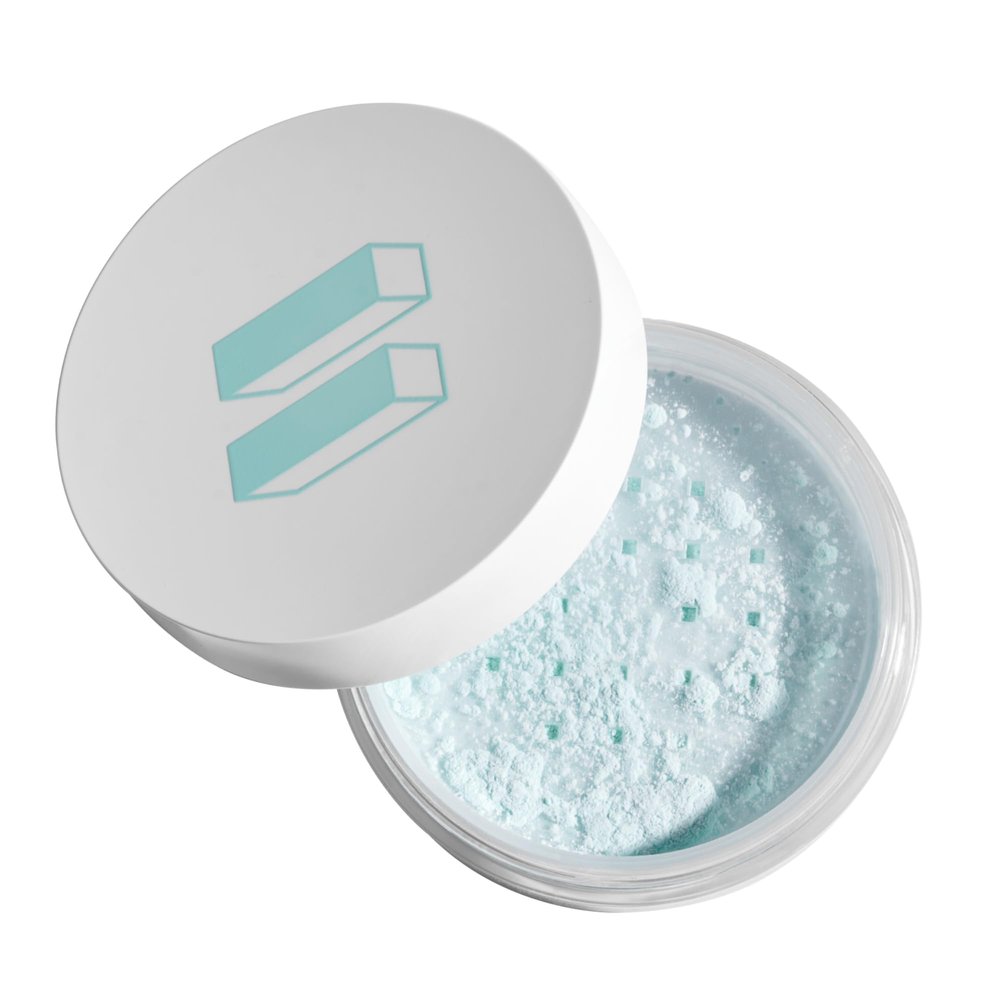 EqualRXN Spirulina Zinc Treatment Loose Powder - Lightweight Matte Oil Control Makeup Setting Powder with Zinc PCA & L-Carnitine for Oily Skin