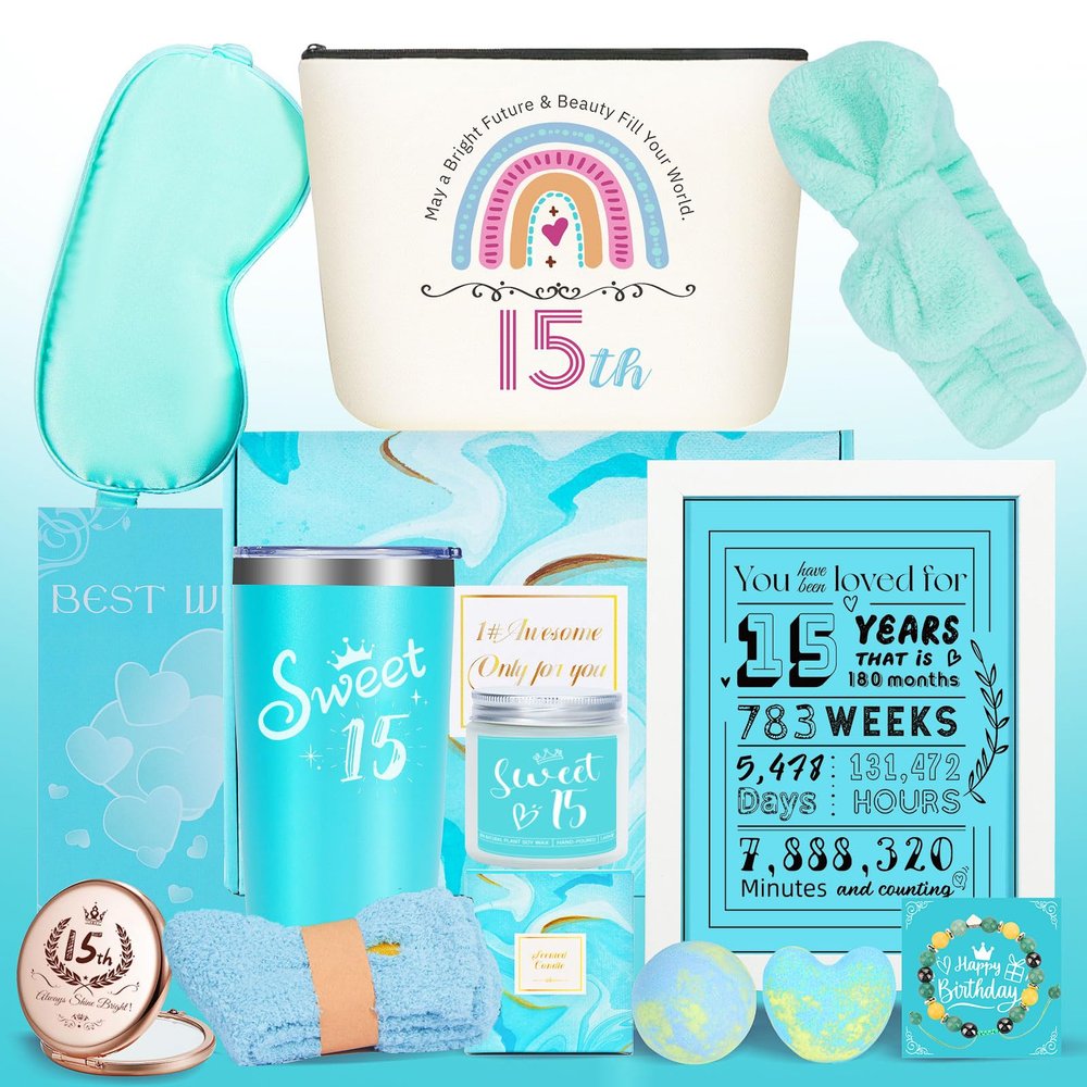 15 Year Old Girl Gift ideas | Sweet 15 Birthday Gifts Box for Girl | Best Gifts Set for Girl Age 15 Only | Exclusive 2025 Edition