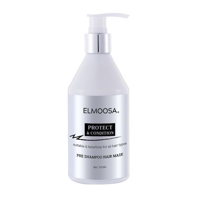 ELMOOSA Caviar Pre-Shampoo Treatment Hair Mask - Repair Bleached Hair, Cold-Pressed Extract, For Permed/Damaged Hair/Caviar Hair Treatment/Heat Protect Hair Mask
