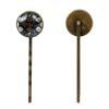 4 PCS Womens Hair Barrettes, Abstract Art Texture Long Bobby Hair Pins for Girls, Stainless Steel Hair Clips Headwear Styling Tools Hair Accessories view 2