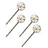 4 PCS Womens Hair Barrettes, Guitar Seamless Pattern Cowboy Style Long Bobby Hair Pins for Girls, Stainless Steel Hair Clips Headwear Styling Tools Hair Accessories view 1