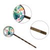 4 PCS Womens Hair Barrettes, Beach Elements Sunglasses Palm Leaves Starfish Long Bobby Hair Pins for Girls, Stainless Steel Hair Clips Headwear Styling Tools Hair Accessories view 3