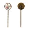 4 PCS Womens Hair Barrettes, Beautiful Seamless Floral Pattern Long Bobby Hair Pins for Girls, Stainless Steel Hair Clips Headwear Styling Tools Hair Accessories view 2
