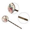 4 PCS Womens Hair Barrettes, Beautiful Seamless Floral Pattern Long Bobby Hair Pins for Girls, Stainless Steel Hair Clips Headwear Styling Tools Hair Accessories view 3