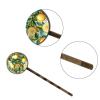 4 PCS Womens Hair Barrettes, Seamless Watercolor Lemon Pattern Long Bobby Hair Pins for Girls, Stainless Steel Hair Clips Headwear Styling Tools Hair Accessories view 3
