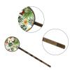 4 PCS Womens Hair Barrettes, Palm Leaves Tropical Flowers and Colorful Butterflies Long Bobby Hair Pins for Girls, Stainless Steel Hair Clips Headwear Styling Tools Hair Accessories view 3