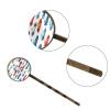 4 Pieces Bobby Pins Hair Clips for Women, Cool Race Cars Seamless Pattern Decorative Hairpin Hair Barrettes for Girls, Elegant Brown Hair Accessories view 3