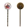 4 PCS Womens Hair Barrettes, Watercolor Colorful Flowers Bouquet Long Bobby Hair Pins for Girls, Stainless Steel Hair Clips Headwear Styling Tools Hair Accessories view 2