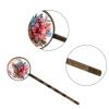 4 PCS Womens Hair Barrettes, Watercolor Colorful Flowers Bouquet Long Bobby Hair Pins for Girls, Stainless Steel Hair Clips Headwear Styling Tools Hair Accessories view 3