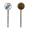 4 Pieces Bobby Pins Hair Clips for Women, Cute Seahorse Fishes Starfish Sea Shells Decorative Hairpin Hair Barrettes for Girls, Elegant Brown Hair Accessories view 2