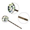 4 PCS Womens Hair Barrettes, Watercolor Green Branch and Black Fruit Long Bobby Hair Pins for Girls, Stainless Steel Hair Clips Headwear Styling Tools Hair Accessories view 3