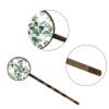 4 PCS Womens Hair Barrettes, Watercolor Green Leaves Long Bobby Hair Pins for Girls, Stainless Steel Hair Clips Headwear Styling Tools Hair Accessories view 3