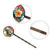 4 PCS Womens Hair Barrettes, Blossom Flowers Tropical Pattern Long Bobby Hair Pins for Girls, Stainless Steel Hair Clips Headwear Styling Tools Hair Accessories view 3