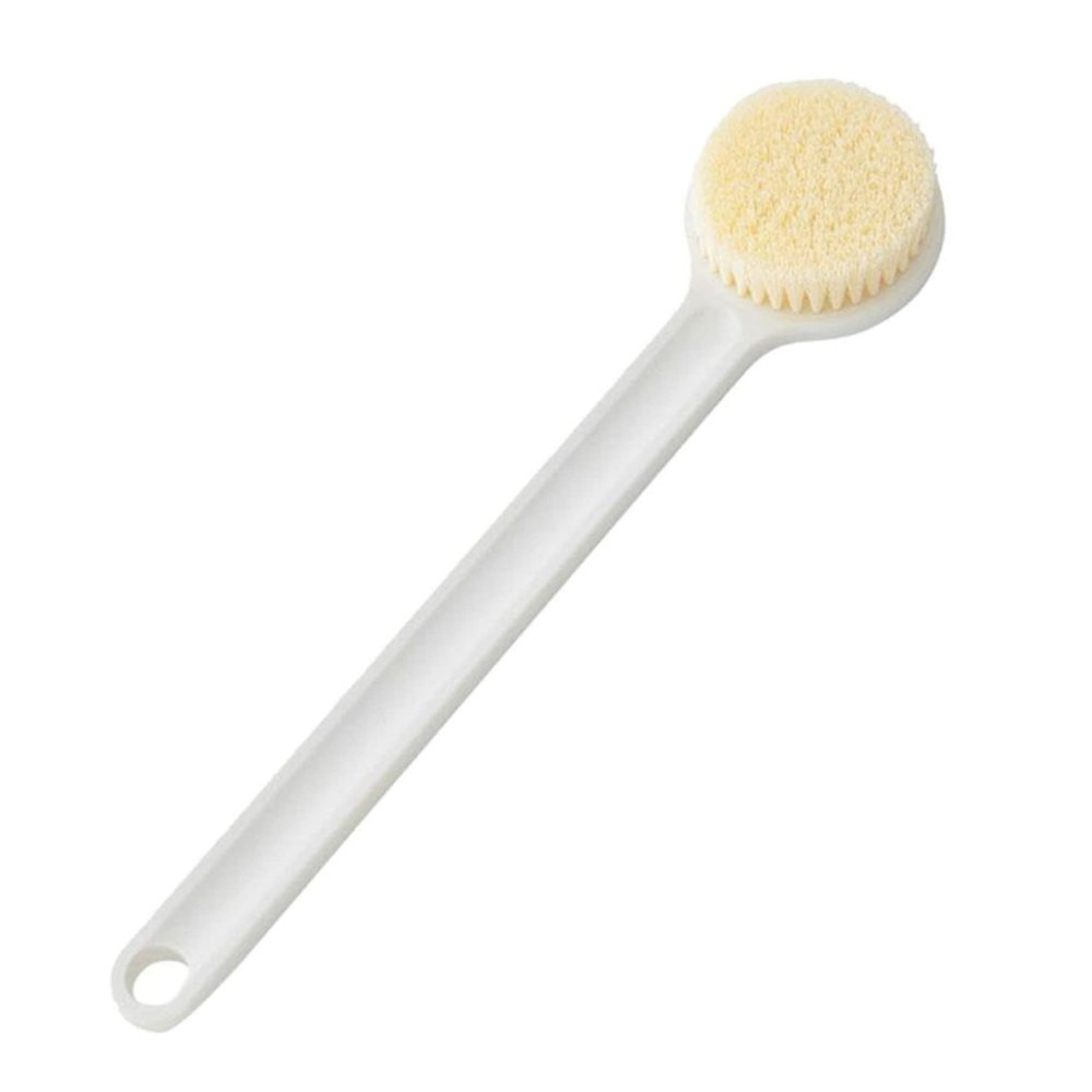 Lotion Applicator for Back Cream Applicator Sponge Long Handle Bath Brush Scrubber for Bath Body Lotion 29.5 * 8.5cm Beige