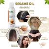 Edith Naturals Cold Pressed Pure Sesame Hair Oil for Nourished and Strengthen Hair - 100% Natural Extracts-200 ml, White view 2