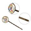 4 PCS Womens Hair Barrettes, Rose Hip Colorful Watercolor Pattern Long Bobby Hair Pins for Girls, Stainless Steel Hair Clips Headwear Styling Tools Hair Accessories view 3