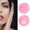 3.3 Inch Large Powder-Puff Soft Plush Powder-Puff Body Puff Ribbon For Girl Women Travel view 2