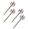 4 PCS Womens Hair Barrettes, Cute Watercolor Cherry Flowers and Fruits Long Bobby Hair Pins for Girls, Stainless Steel Hair Clips Headwear Styling Tools Hair Accessories view 1