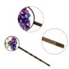 4 PCS Womens Hair Barrettes, Watercolor Fruit Grapes on White Background Long Bobby Hair Pins for Girls, Stainless Steel Hair Clips Headwear Styling Tools Hair Accessories view 3