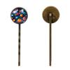 4 PCS Womens Hair Barrettes, Cute Planets Solar System Space with Stars Pattern Long Bobby Hair Pins for Girls, Stainless Steel Hair Clips Headwear Styling Tools Hair Accessories view 2