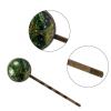 4 PCS Womens Hair Barrettes, Aesthetic Nature Floral Plant Green Tree of Life Long Bobby Hair Pins for Girls, Stainless Steel Hair Clips Headwear Styling Tools Hair Accessories view 3