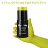 Go Ho Cream-Blendable Ogre Green Face Paint Stick (1.06 oz),Full-coverage Ogre Green Body Paint Stick for Adults Children Halloween Cosplay SFX Makeup,Waterproof view 2