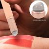 Healeved 2pcs Silicone Lip Brush Applicator Multi-purpose Makeup Wand for Lip Scrub Gloss Travel-friendly Design for Home Professional Use view 2