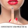 Healeved 2pcs Silicone Lip Brush Applicator Multi-purpose Makeup Wand for Lip Scrub Gloss Travel-friendly Design for Home Professional Use view 4